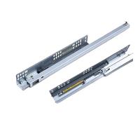 The Two Section Support Hidden Guide Track Damping Two Bottom Drawer Slide Rail(10inches 25cm)