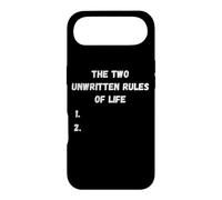 The two unwritten rules of life sarcastic funny saying Case for iPhone Air