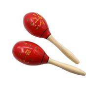The two vibrant maracas are designed to be easy to handle and encourage music exploration and promote a toddler's party or learning environment. Hand held sand rattles