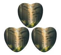 The Tyndall Effect Car Air Freshener, 3 Pcs Love form Hanging Air Freshener Cards, Long Lasting Fragrance Scented Cards for Car, Home, Office Black-style