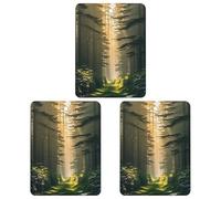 The Tyndall Effect Car Air Freshener, 3 Pcs Square Hanging Air Freshener Cards, Long Lasting Fragrance Scented Cards for Car, Home, Office Gray-style