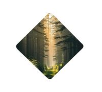 The Tyndall Effect Car Air Freshener Hanging, Long Lasting Scented Car Aromatherapy Tablets, Rhombus Fragrance Scented Cards for Vehicles, Bedroom, Wardrobe Black-style