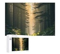 The Tyndall Effect Puzzle for Adults Wooden Jigsaw Puzzle for Mother's Day Premium Puzzle with Unique Art Design Challenging Brain Teaser Birthday Gift for All Ages 1000 PCS