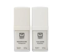 The U Beauty Duo - Resurfacing Compound & SUPER Hydrator Set - Vitamin C & E, Retinol, Hyaluronic Acid - Moisturizing Face Serum Duo for Smooth, Hydrated and Softer Skin