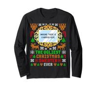 The Ugliest Christmas Sweater Ever with an Image of A Mirror Long Sleeve T-Shirt