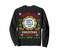 The Ugliest Christmas Sweater Ever With An Image Of A Mirror Sweatshirt