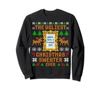 The Ugliest Christmas Sweater Ever With An Image Of A Mirror Sweatshirt