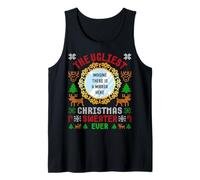 The Ugliest Christmas Sweater Ever with an Image of A Mirror Tank Top