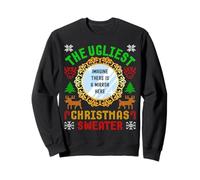The Ugliest Christmas Sweater With An Image Of A Mirror Xmas Sweatshirt