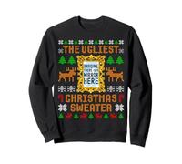 The Ugliest Christmas Sweater With An Image Of A Mirror Xmas Sweatshirt