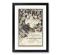 The Ugly Duckling by Theo Van Hoytema Framed Print | A2 Black Framed Wall Art | Ready to Hang | Modern Nature Picture | Living Room Bedroom Lounge Office