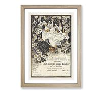 The Ugly Duckling by Theo Van Hoytema Framed Print | A2 Oak Framed Wall Art | Ready to Hang | Modern Nature Picture | Living Room Bedroom Lounge Office
