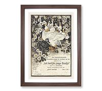 The Ugly Duckling by Theo Van Hoytema Framed Print | A2 Walnut Framed Wall Art | Ready to Hang | Modern Nature Picture | Living Room Bedroom Lounge Office
