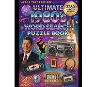 The Ultimate 1980's Word Search Puzzle Book: LARGE TEXT EDITION