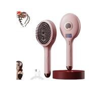 The Ultimate 2-in-1 Styling Brush & Hair Mister, Mister Brush 2-in-1 Hairbrush Misters, Adds Shine & Smoothness, Reduces Frizz, for Women and Men (Pink)