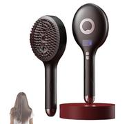 The Ultimate 2-in-1 Styling Brush & Hair Mister, Wet & Dry Tangle-Free, Adds Shine And Makes Smooth, Reduces Frizz, for Women Men(Black)