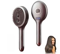 The Ultimate 2-In-1 Styling Brush & Hair Mister, Wet & Dry Tangle-Free Hair Brush, Detangling Hair Brushs Glides Through Tangles For Wet, Reduces Frizz (Grey)