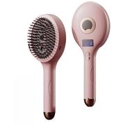 The Ultimate 2-in-1 Styling Brush & Hair Mister, Wet & Dry Tangle-Free Hair Brush, Reduces Frizz, Ultra-Soft Bristles for Women and Men (pink)