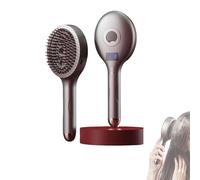 The Ultimate 2-in-1 Styling Brush & Hair Mister, Wet & Dry Tangle-Free Hair Brush, Ultra-Soft Bristles Glide Through Tangles, Adds Shine and Makes Hair Smooth(Gray)