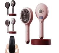 The Ultimate 2-in-1 Styling Brush & Hair Mister, Wet & Dry Tangle-Free Hair Brush, Ultra-Soft Bristles Glide Through Tangles, Reduces Frizz, Ultra-Soft Bristles for Women and Men(Pink)