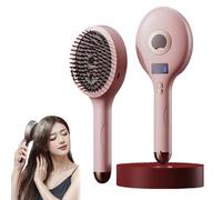 The Ultimate 2-in-1 Styling Brush & Hair Mister, Wet & Dry Tangle-Free Hair Brush, Ultra-Soft Bristles Glide Through Tangles, Reduces Frizz, Adds Shine and Makes Hair Smooth(Pink)