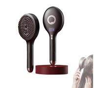 The Ultimate 2-in-1 Styling Brush & Hair Mister, Wet & Dry Tangle-Free Hair Brush, Ultra-Soft Bristles Glide Through Tangles, Adds Shine and Makes Hair Smooth(Black)