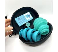 The Ultimate 6 pack mixed cupping therapy set: 2 styles of silicone sport cups with case. Ideal for athletic recovery, trigger points, fascial release, muscle aches and scar tissue