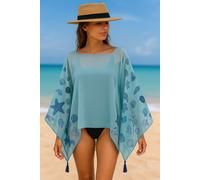 The Ultimate Accessory - Shells Art on Scarves Multi One Size