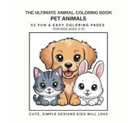 The Ultimate Animal Coloring Book: Pet Animals - Volume 8