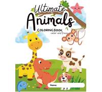 The Ultimate Animals Coloring Book: Color and Trace (Coloring Fun)