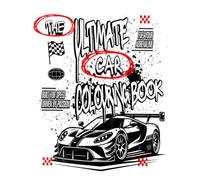 The ultimate Cars Coloring Book: JDM, old school & Sport Car Illustrations for Adults and Kids (Car Coloring Books) Paperback
