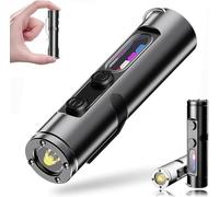 The Ultimate Everyday Micro-Tool, a 500-lumen mini Rechargeable, Ultra-Bright Tactical LED Flashlight with a Compact Magnetic Cap Clip.