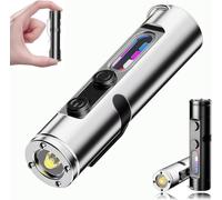 The Ultimate Everyday Micro-Tool, a 500-lumen mini Rechargeable, Ultra-Bright Tactical LED Flashlight with a Compact Magnetic Cap Clip.