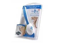 The Ultimate Foot File Pedicure Tool - Pedicure Egg with Handle & 2 Pads - Gently Removes Callous, Dry Skin - Traps Shavings - No Mess - Ergonomic Design - Stainless Steel Precision Micro Files