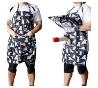 The Ultimate Gag Gift Apron | A Surprise Hiding in the Pocket! Funny Apron With Penisunder, Kitchen Apron for Adult (Black-a)