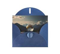 The ultimate in simplicity Blue Patterns greeting card 6x4 inches with envelope, covering birthdays, weddings and other occasions