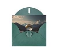 The ultimate in simplicity Dark Green Patterns greeting card 6x4 inches with envelope, covering birthdays, weddings and other occasions