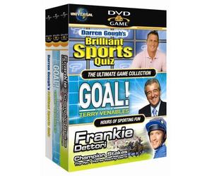 The Ultimate Interactive DVD Game Sports Collection - Darren Gough's Brilliant Sports Quiz/Terry Venables' Goal/Frankie Dettori - Champion Stakes [Interactive DVD]