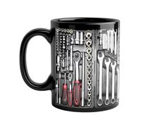 The Ultimate Mechanic's Toolbox Mug, 11oz Ceramic Mechanic Toolbox Coffee Cup for Engineer, Men, Him, Dad, Husband, Tool Box Tea Mug Funny Gift