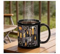 The Ultimate Mechanic's Toolbox Mug, 11oz Ceramic Mechanic Toolbox Coffee Cup Mechanic Coffee Cup, Funny Mechanic Toolbox Coffee Mug Tool Box Tea Mugs for Husband Dad Friends