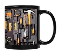 The Ultimate Mechanic's Toolbox Mug, 11oz Ceramic Mechanic Toolbox Coffee Cup, Mechanic Toolboxs Coffee Mug, Tool Box Tea Mugs Funny Gift for Husband Da (1Pcs)