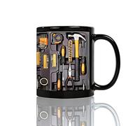 The Ultimate Mechanic's Toolbox Mug, Mechanic Toolbox Mug, 11 Oz, with Comfortable Handle, Realistic Tool Details & Comfortable Handle, for Mechanics, Dad & Handymen Daily Use (1PC)
