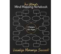 The Ultimate Mind Mapping Notebook: Blank Mind Map Template Workbook to Improve Memory and Focus for Studying, Organizing Thoughts and Brainstorming | 8.25" X 11" Hardcover