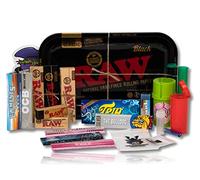 The Ultimate Mix Tray Set - 20x30cm Rolling Tray, Grinder, Glass Tip, Storage & Variety Rolling Accessories | BIG SMOKE Rolling Accessories Kit