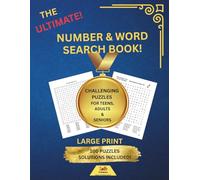 The Ultimate Number & Word Search Book: A Fun Collection Of Challenging Puzzles!