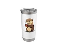 The Ultimate Otter Coffee Break with Funny Cup Stainless Steel Insulated Tumbler