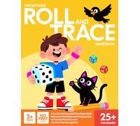 The Ultimate Roll and Trace Game Book: A Fun Pre-Writing and Fine Motor Skills Game for Preschool and Kindergarten to Practice Pencil Control and Number Recognition