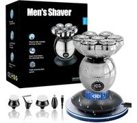 The Ultimate Shaver for Men, Head Shavers for Bald Men 7 Head Floating Shaver IPX7 Waterproof, for Face, Head, Nose, Body