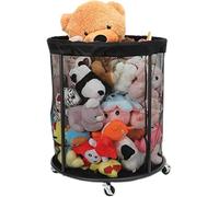 The Ultimate Sports Ball Storage Solution: Large, Portable Organizer with Mesh Net for Garage, Garden & Outdoor Play