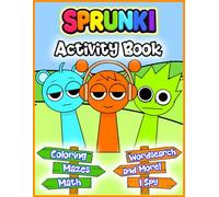 The Ultimate Sprunki's Activity Book: Engaging Math Challenges, I Spy Games & Activity Booklet | Count, Add, Subtract & Play with Emoji Puzzles for kids